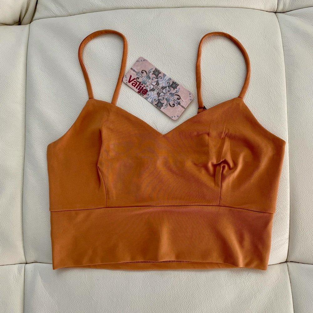 Nude small crop top. New with tags. Brand: Valija